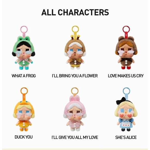 Pop Mart Crybaby Crying Again Vinyl Face Plush Blind Box - Love Makes Us Cry - Picture 2 of 3